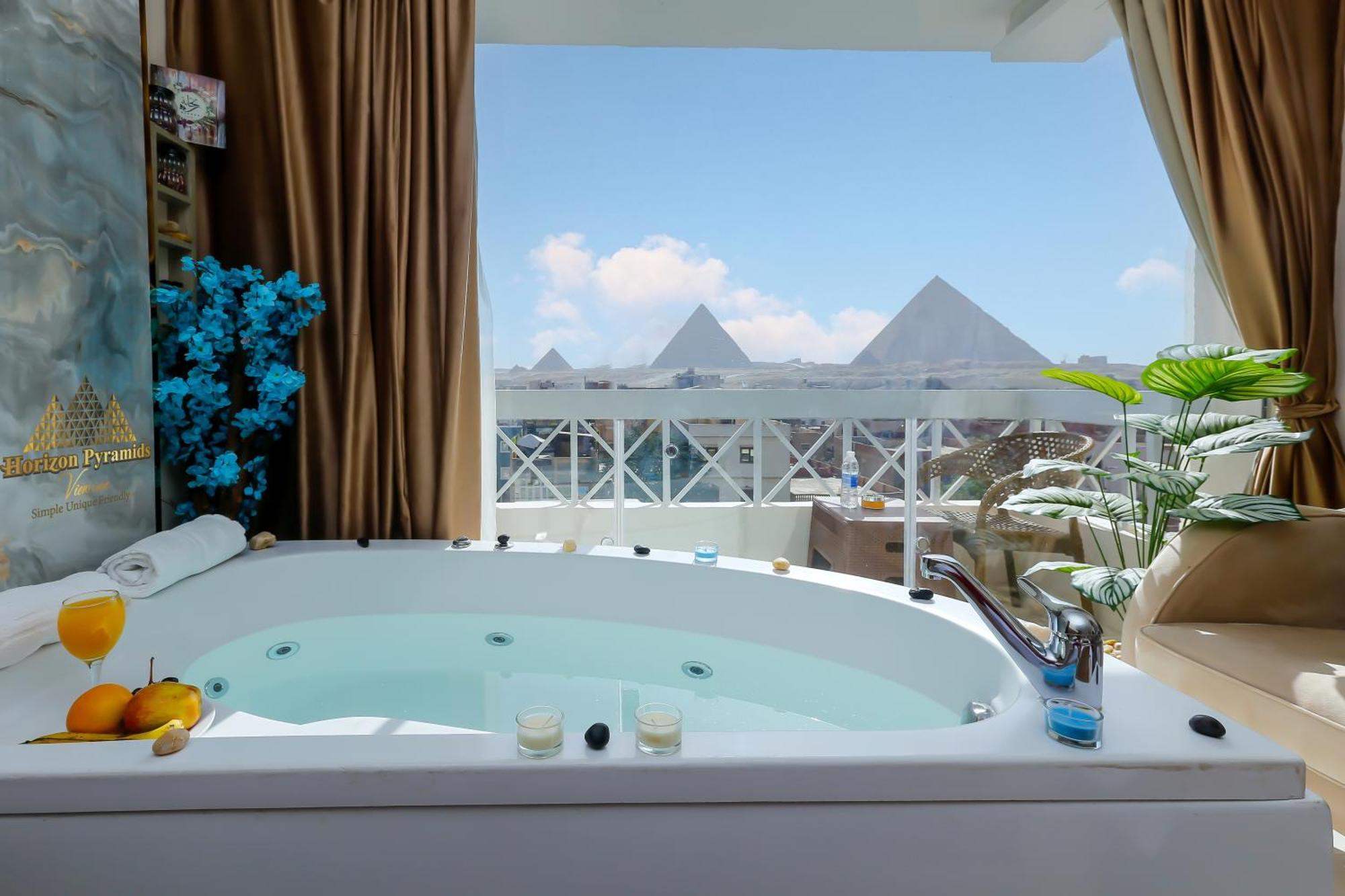 Horizon Pyramids View Inn Kafrat al Jabal Екстер'єр фото
